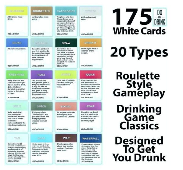 "Do or Drink" The Win or Blackout challenge card game - Image 2