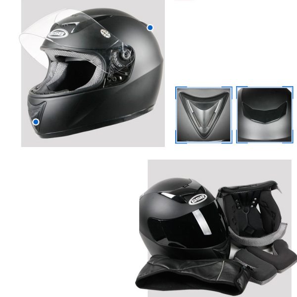 Electric Motorcycle Helmet Male Full Face Helmet - Image 3