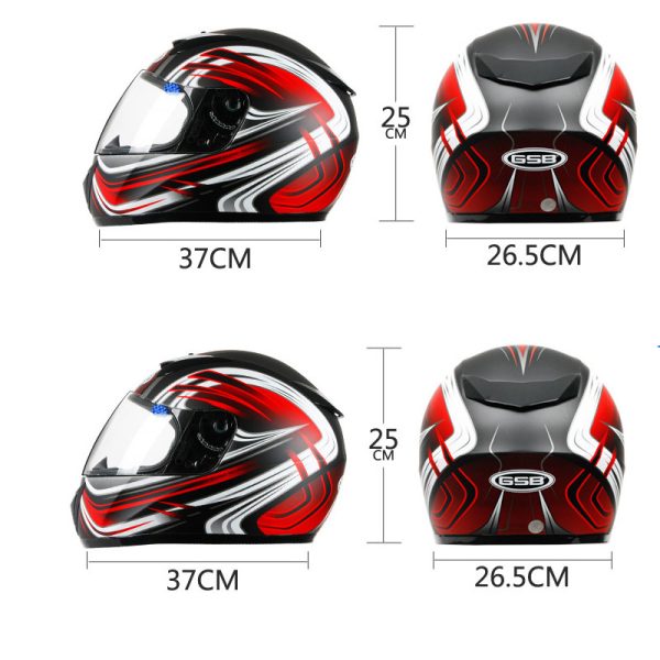 Electric Motorcycle Helmet Male Full Face Helmet - Image 4