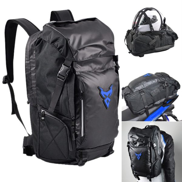 Multifunctional Motorcycle Travel Backpack Shoulder Helmet Bag - Image 5