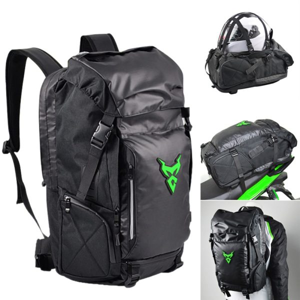 Multifunctional Motorcycle Travel Backpack Shoulder Helmet Bag - Image 2