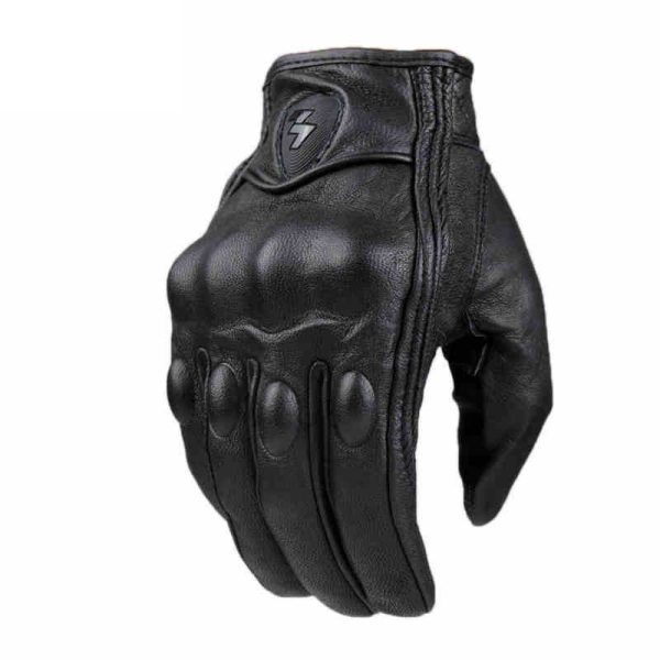 Touch screen sheepskin motorcycle gloves - Image 2