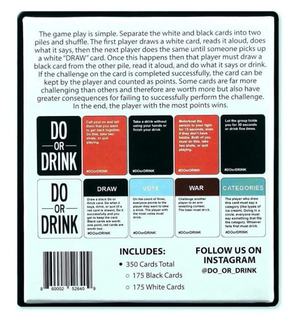 "Do or Drink" The Win or Blackout challenge card game - Image 7