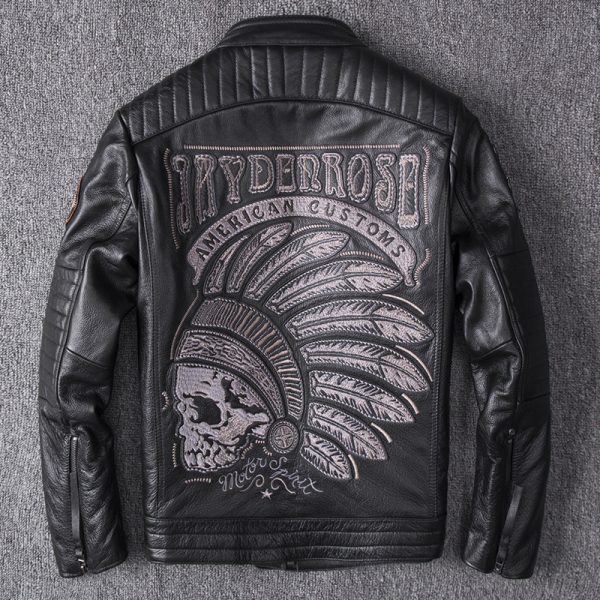 The "Sovereign" Leather Command Jacket by A1 Mode x Jayden Rose Black Premium - Image 7