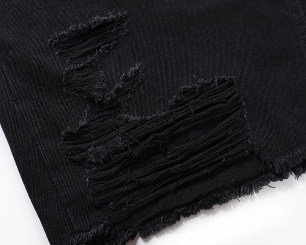Loose Dad Denim Shorts Men - Image 3