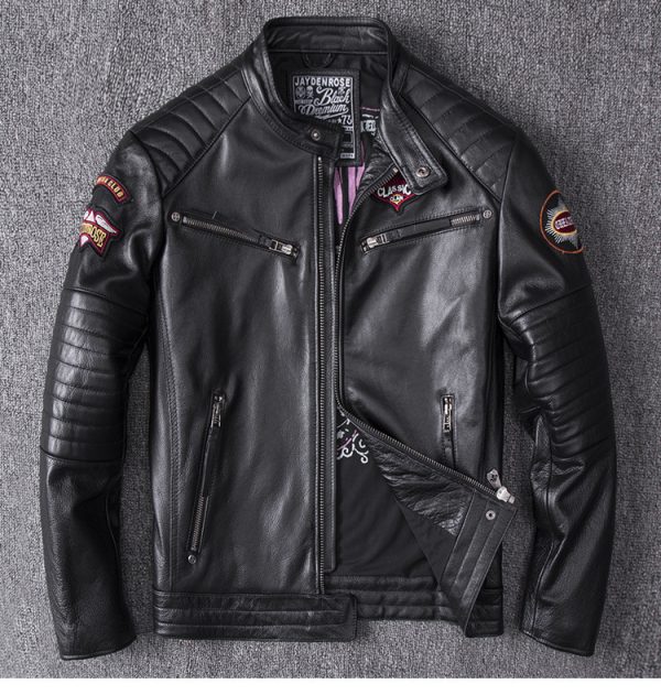 The "Sovereign" Leather Command Jacket by A1 Mode x Jayden Rose Black Premium - Image 8