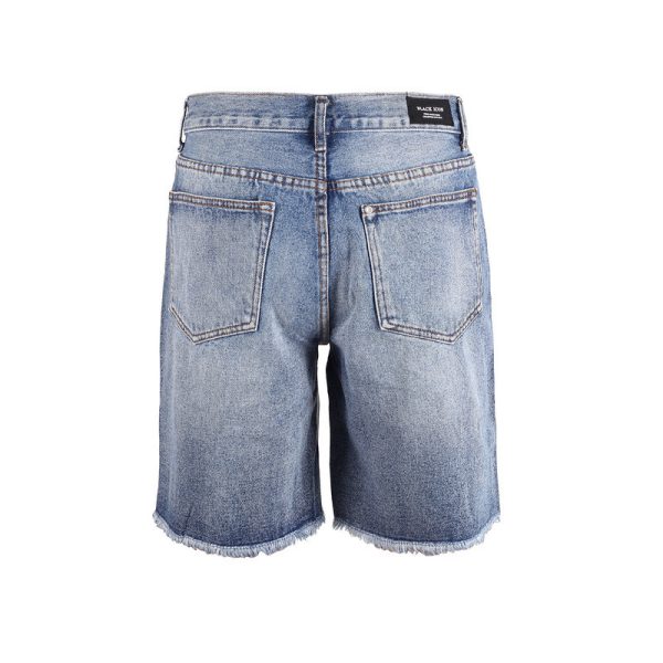 Loose Dad Denim Shorts Men - Image 4