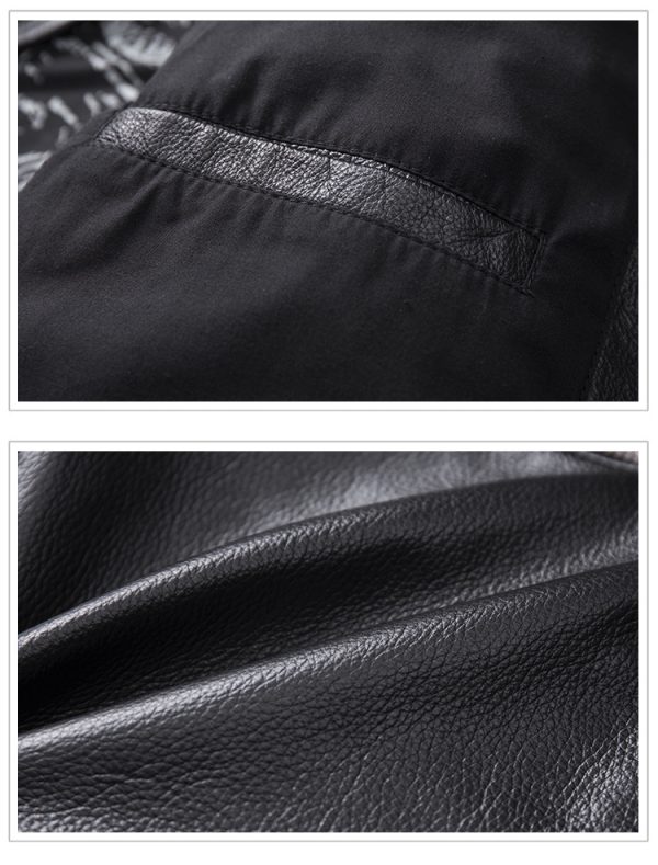 The "Sovereign" Leather Command Jacket by A1 Mode x Jayden Rose Black Premium - Image 5